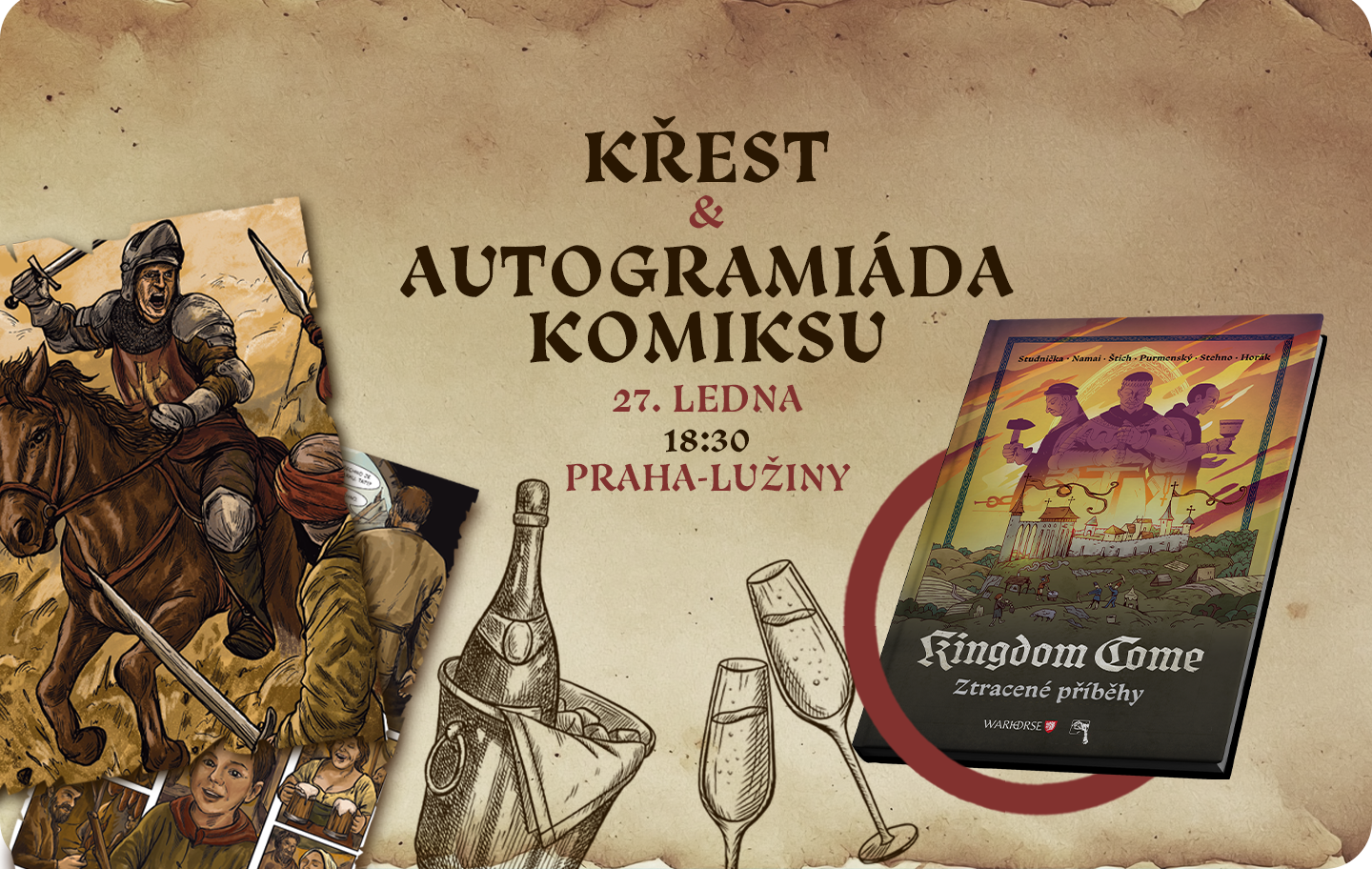 Křest & autogramiáda komiksu Ztracené příběhy