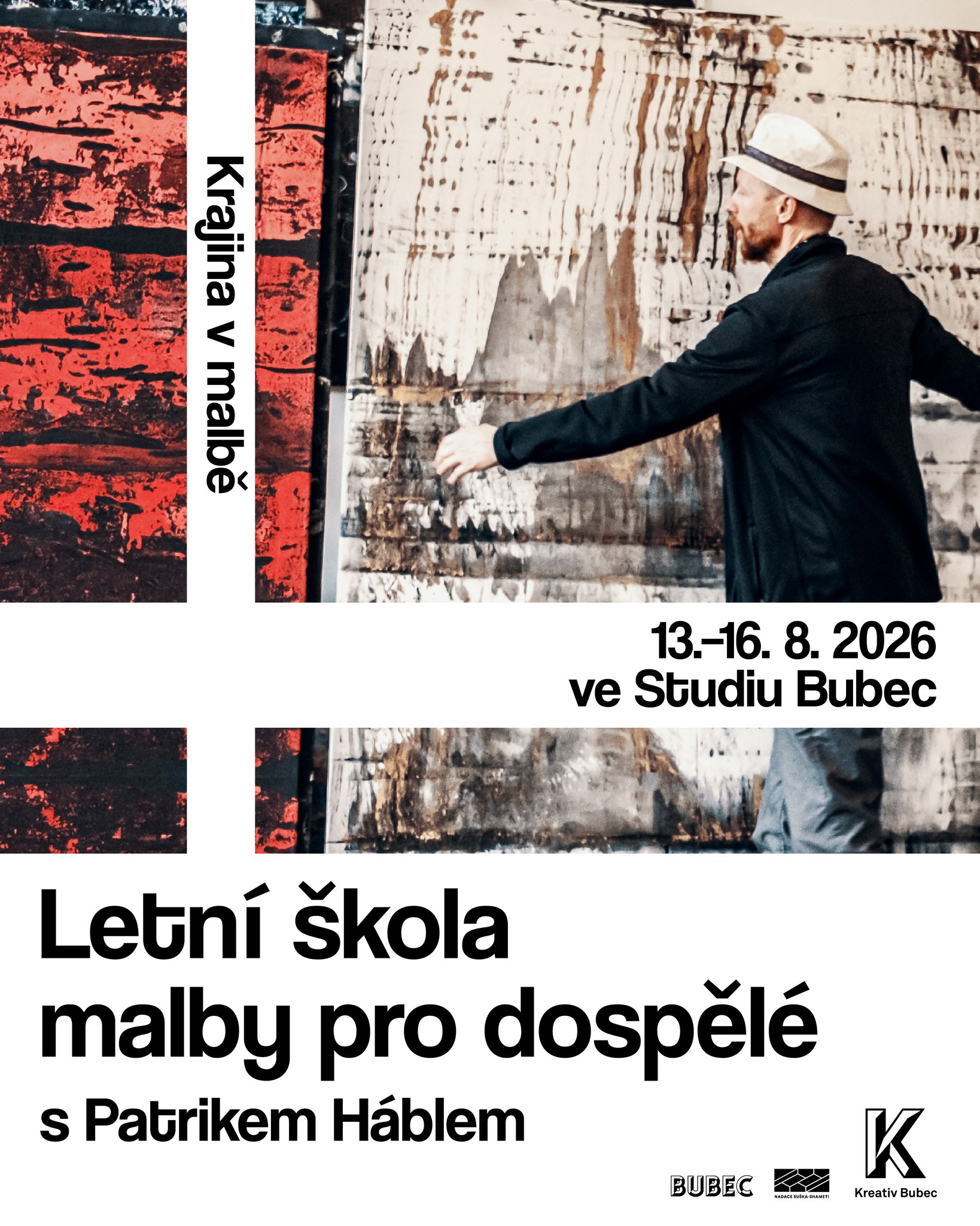 Letní škola malby s Patrikem Háblem ve Studiu Bubec