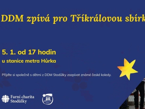 DDM zpívá pro Tříkrálovou sbírku