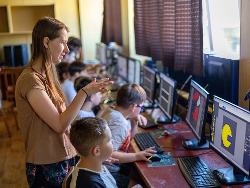 Asterix a Galové - letní tábor TIB plný programování, robotiky a grafiky