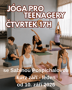 JÓGA PRO TEENAGERY - ČTVRTEK SE SABINOU