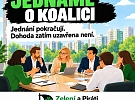 Vyjednávání o koalici: Zelení a Piráti Praha 13