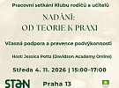 Nadání: Od teorie k praxi. Přednáška 11. listopadu