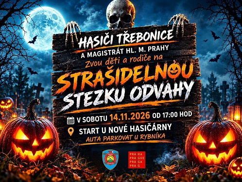Strašidelná stezka odvahy v Třebonicích