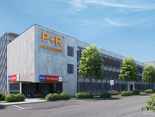Na Zličíně startuje výstavba nového parkovacího domu P+R Na Radosti pro 596 aut