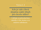 OSOBNÍ ZNAČKA: Cílová skupina a obsah