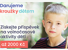 Od 15. ledna mohou rodiče požádat o příspěvek na kroužky v projektu Darujeme kroužky dětem