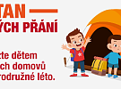 Stan splněných přání - přispějte v OC Lužiny na lepší léto dětem z dětského domova