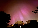 Extrémně jasná polární záře i nad Prahou 13