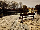 Fotogalerie: první sníh v Třebonicích