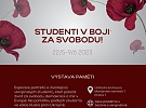 Výstava na počest obětem války na Ukrajině