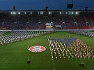XVII. všesokolský slet - Unikátní lidské obrazce v pražském Edenu