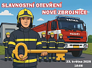Třebonice. Slavnostní otevření nové zbrojnice.