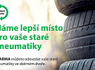 Objem odevzdaných pneumatik ve sběrných dvorech neustále roste, loni jich Pražané přivezli přes 600 tun