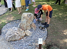 Nová geostezka před ZŠ Janského