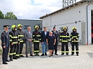 Nová budova hasičské zbrojnice v Třebonicích